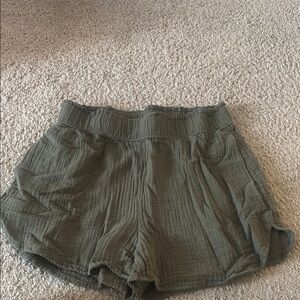 Olive Green Women's Shorts universal treads